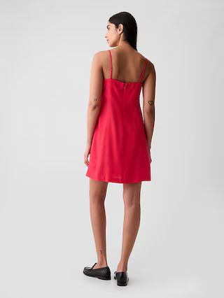 Linen-Blend Mini Dress | Gap (CA)