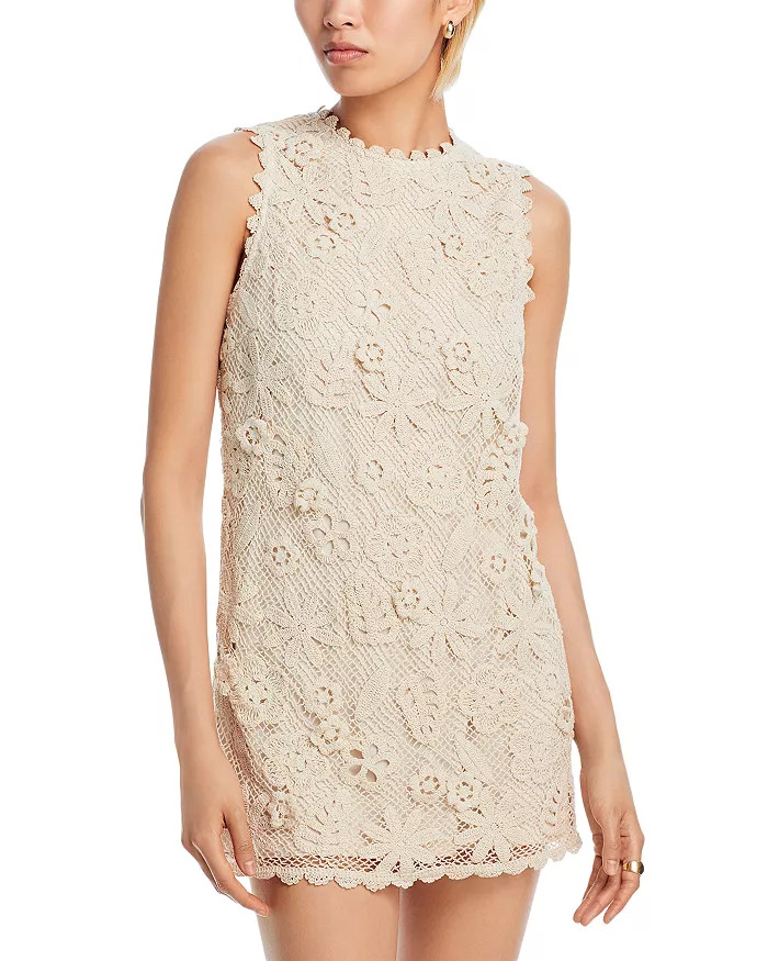 Crochet Mini Dress - 100% Exclusive | Bloomingdale's (US)