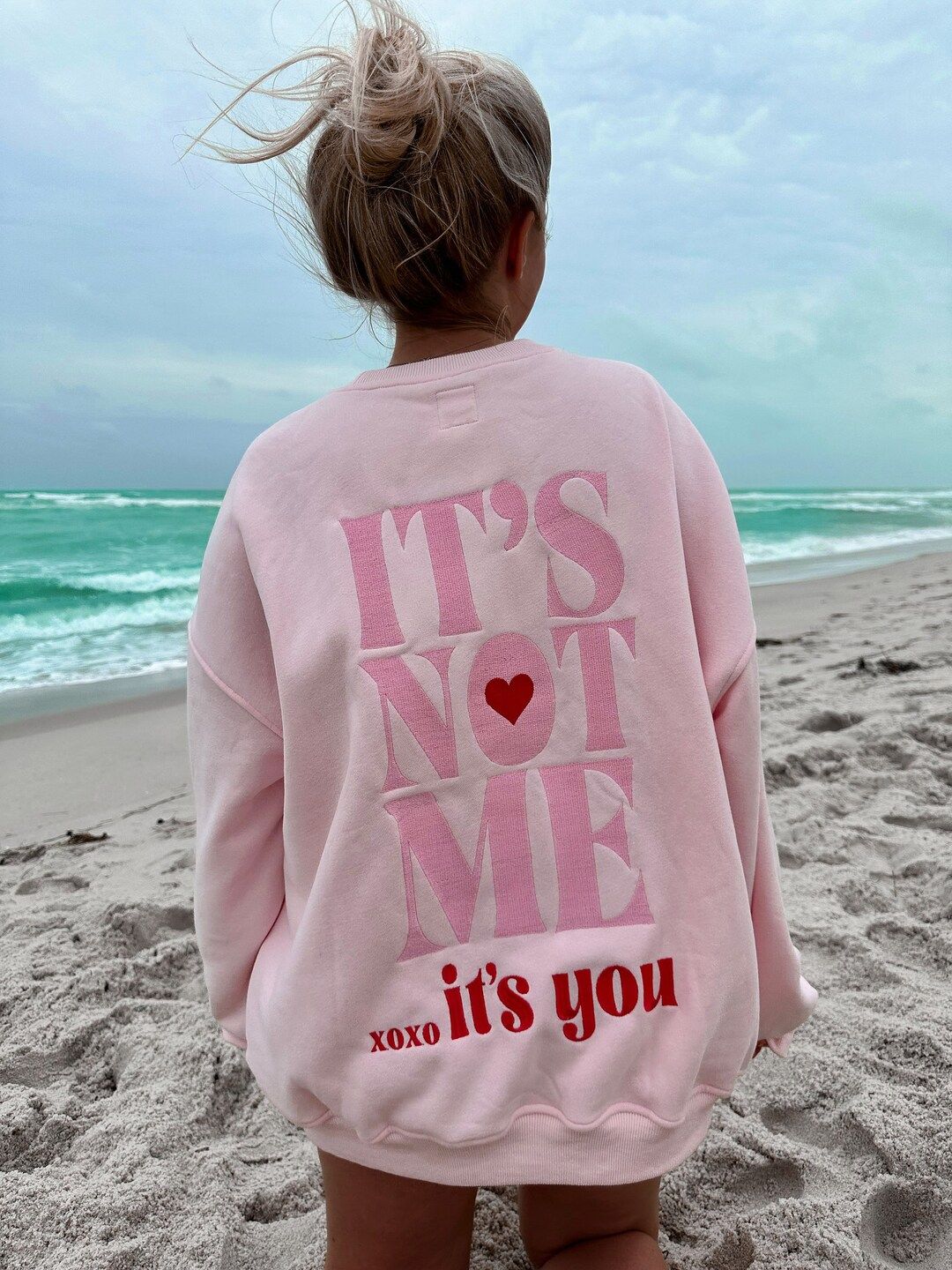 It's Not Me It's You Embroider Sweatshirt - Etsy | Etsy (US)