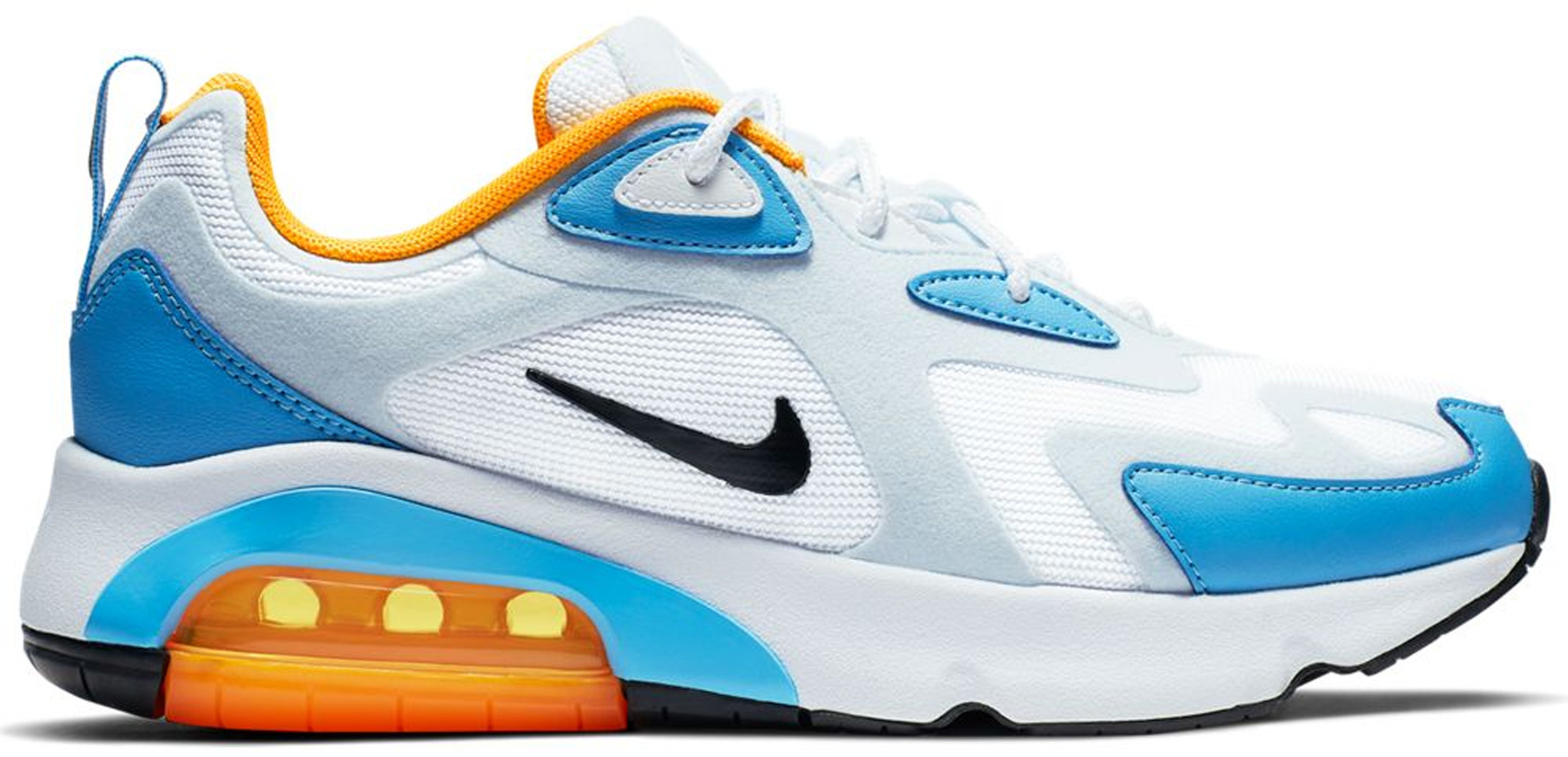 Nike Air Max 200 (Women's) Sneakers in White/Half Blue/University Blue | StockX