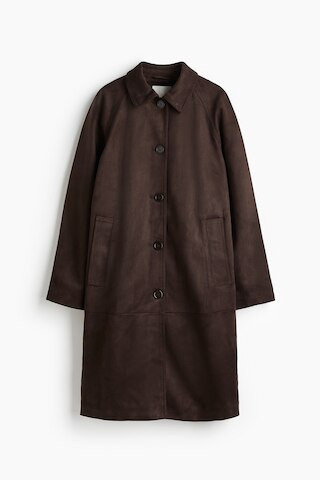 H & M - Car coat - Brown | H&M (UK, MY, IN, SG, PH, TW, HK)