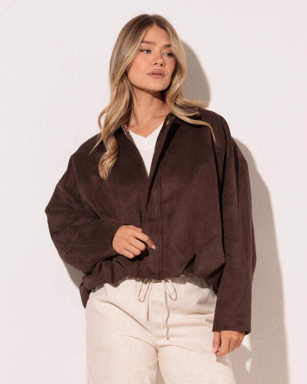 Floyd Faux Suede Jacket | City Beach (ANZ)