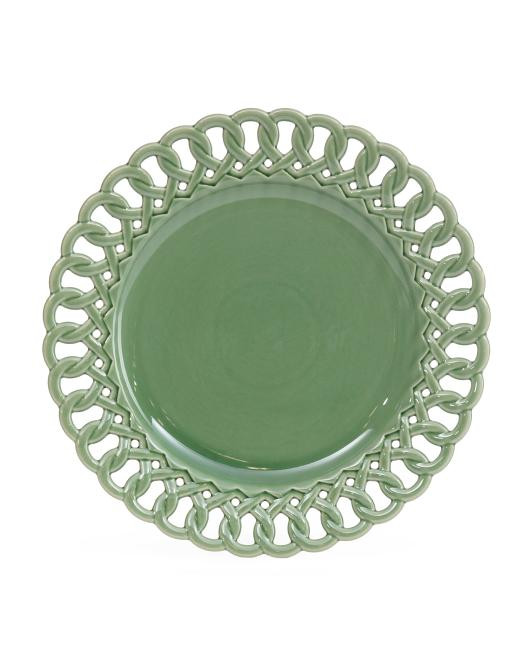 Porcelain Cut Out Platter | TJ Maxx