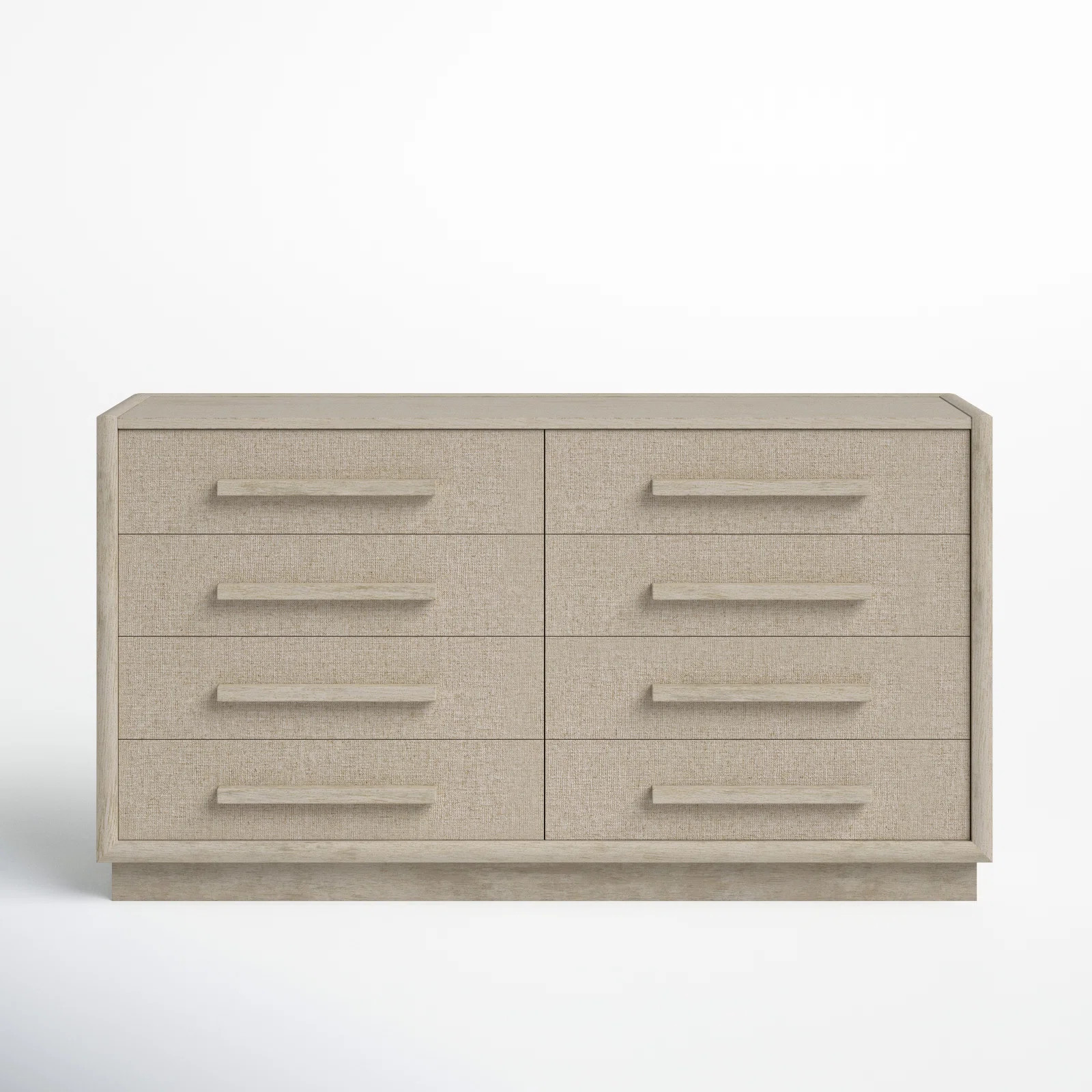 Joss & Main 8 Drawer 65" W Solid Wood Double Dresser Chest | Wayfair | Wayfair North America