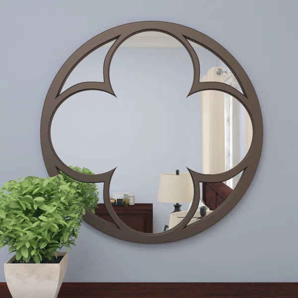 Glover Clover in Circle Accent Mirror | Wayfair North America