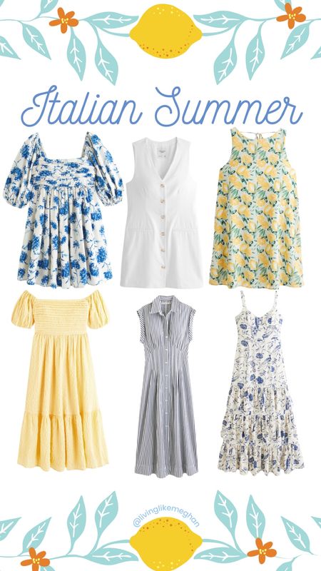 Italian Summer





Italian vacation, Italy vacation, capri, Abercrombie, Italy, vacation outfit, summer outfit, hello dress, blue and white dress, white linen, white denim dress, lemon dress, Rome outfit, summer dress, summer style

#LTKSummerSales #LTKTravel