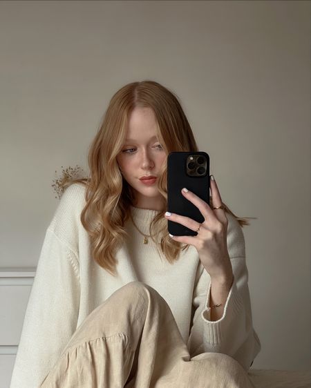 Can’t stop layering this knit over everything these days. I love a cosy cream knit layered over a cute maxi dress 🤍

#LTKstyletip #LTKunder50 #LTKSeasonal