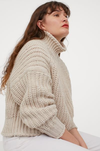 Ribbed Turtleneck Sweater | H&M (US + CA)