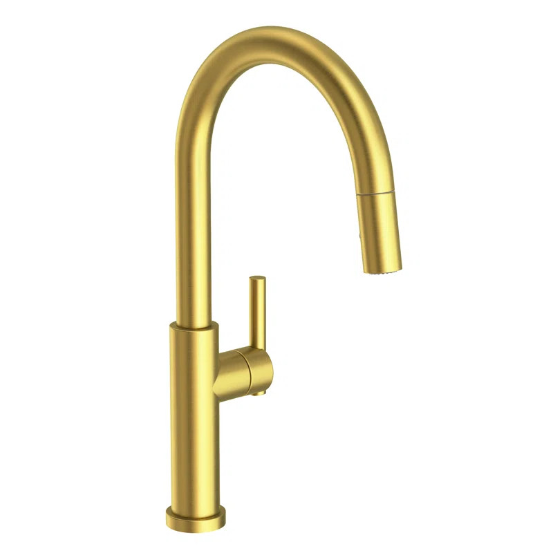 East Linear Pull Down Single Handle Kitchen Faucet | Wayfair North America