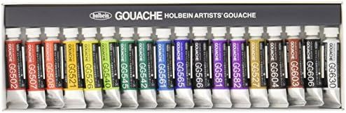 Holbein Artist Gouache Set G704 : 18 x 5ml tubes | Amazon (US)