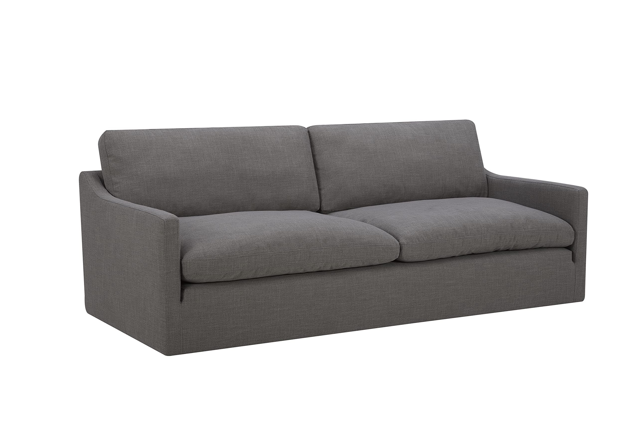 Amazon Brand – Stone & Beam Rustin Contemporary Deep-Seated Sofa Couch, 89"W, Grey | Amazon (US)