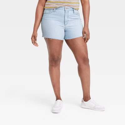 Women's High-Rise Vintage Midi Jean Shorts - Universal Thread™ | Target