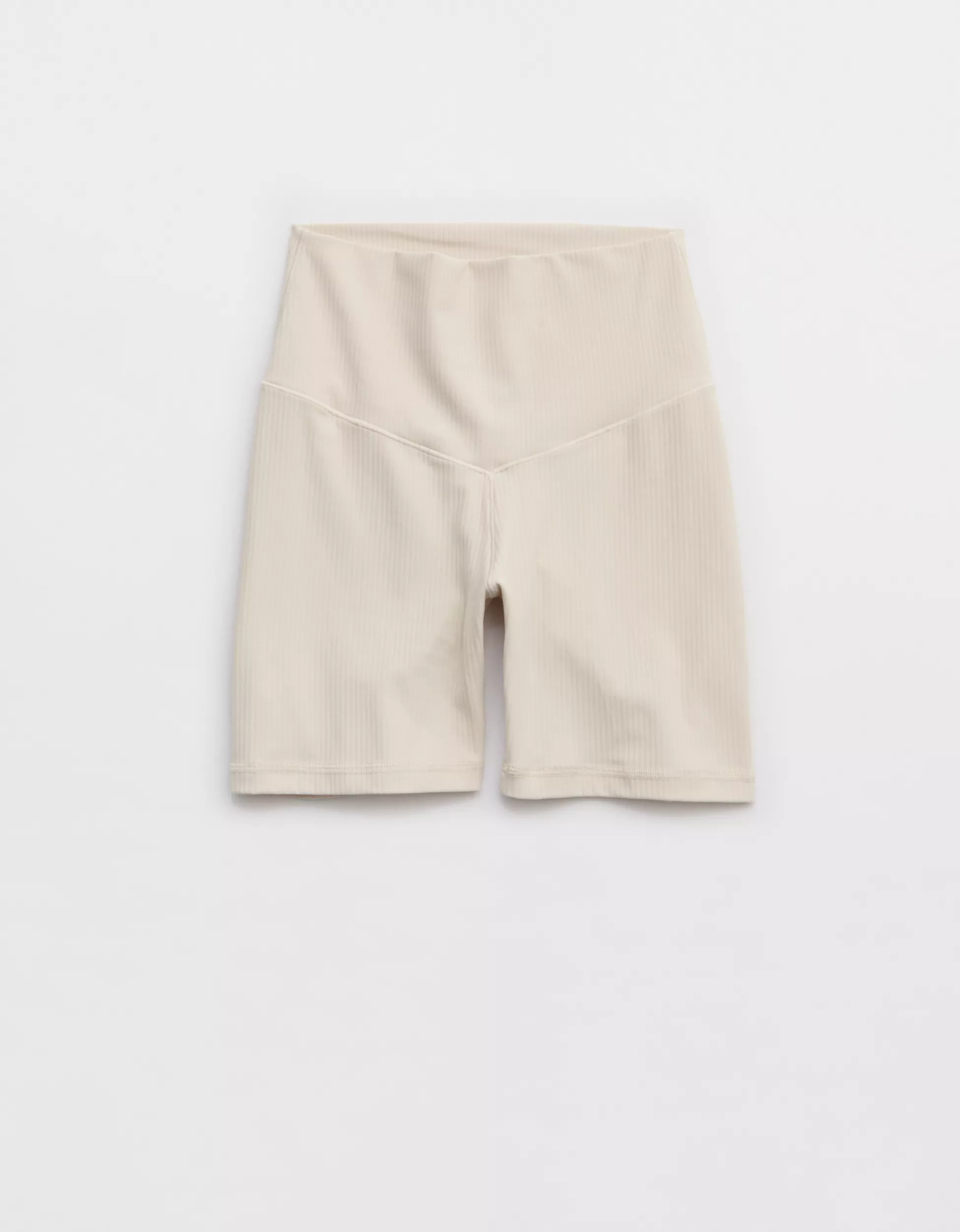 OFFLINE By Aerie Real Me XTRA Ribbed High Waisted 5" Bike Short | American Eagle Outfitters (US & CA)