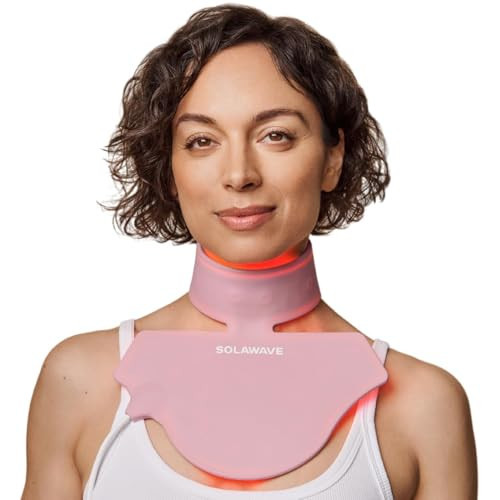 Solawave Red Light Therapy Mask for Neck & Chest | Red Light & Near Infrared Light Device for Décolleté | Rejuvenates the Skin, Smooths Look of Fine Lines & Wrinkles | Anti-Aging Skincare at Home | Amazon (US)