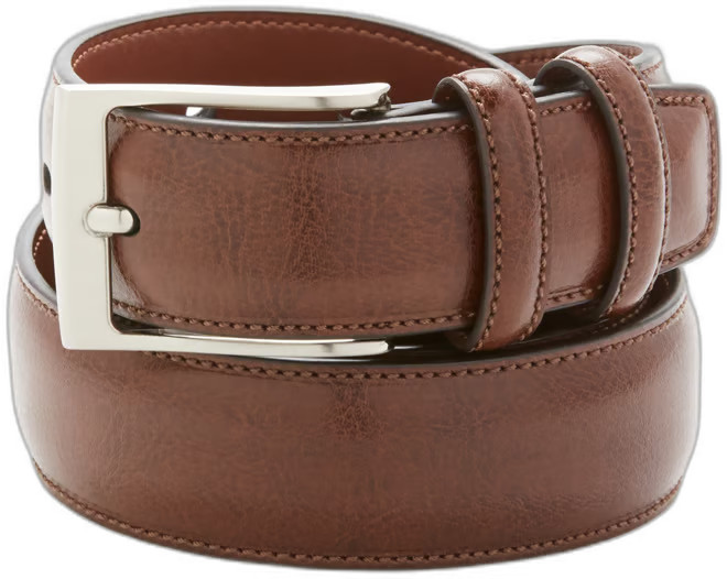 Perry Ellis Portfolio Men's Leather Belt - Macy's | Macy's