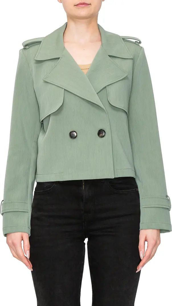 Crop Trench Blazer | Nordstrom