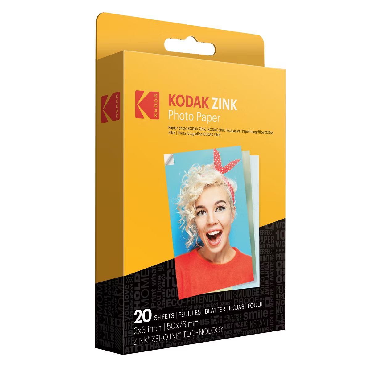 Kodak 2"x3" Premium Zink Photo Paper  Compatible with Kodak Smile, Kodak Step, PRINTOMATIC | Target