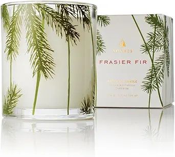 Thymes Frasier Fir Pine Needle Candle - Highly Scented Candles for a Luxury Home Fragrance - Holi... | Amazon (US)