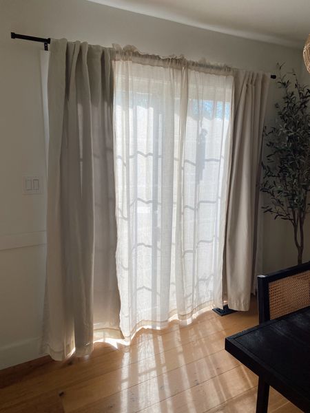 These semi sheer curtains really elevated our space! Such a great Amazon find! 

#LTKFind #LTKhome #LTKunder50