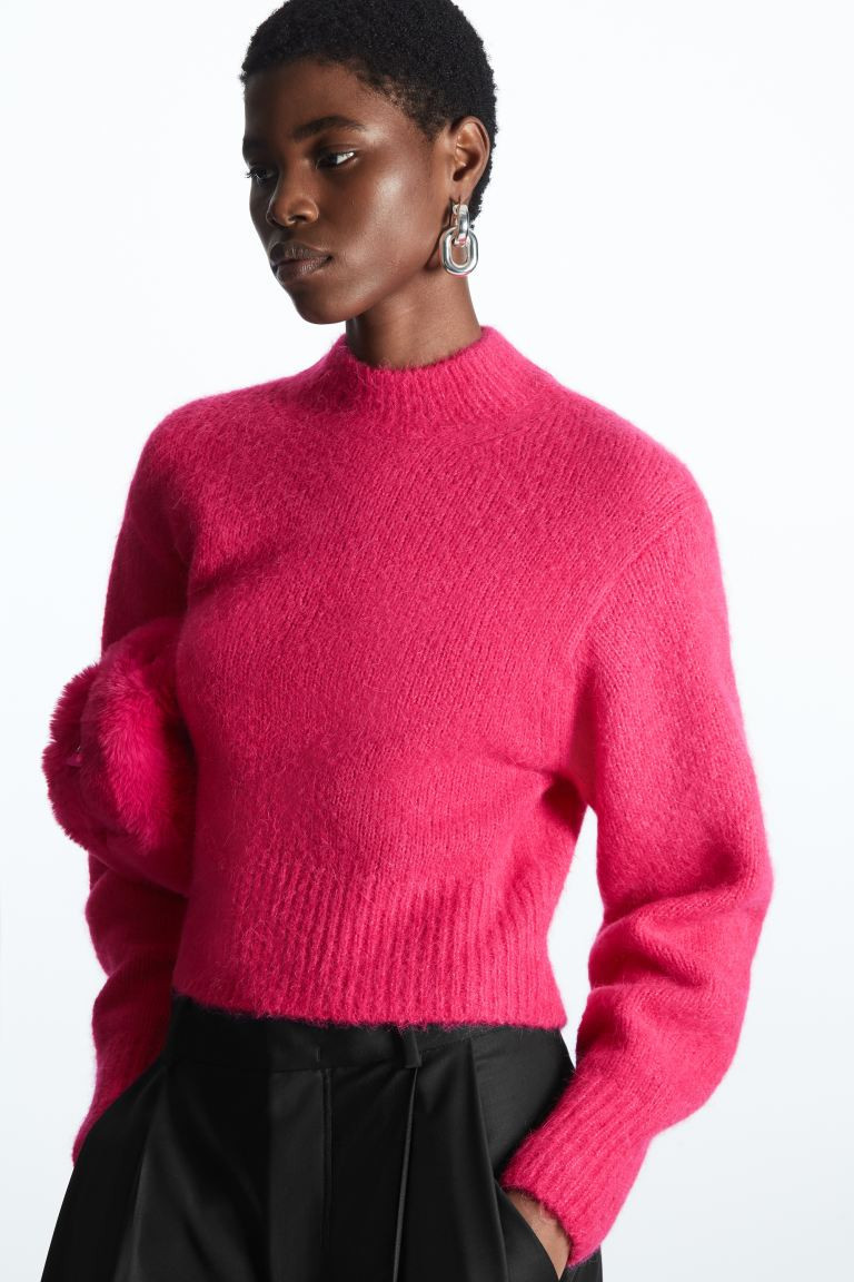VERKÜRZTER PULLOVER AUS ALPAKA-MIX MIT STEHKRAGEN | H&M (DE, AT, CH, NL, FI)