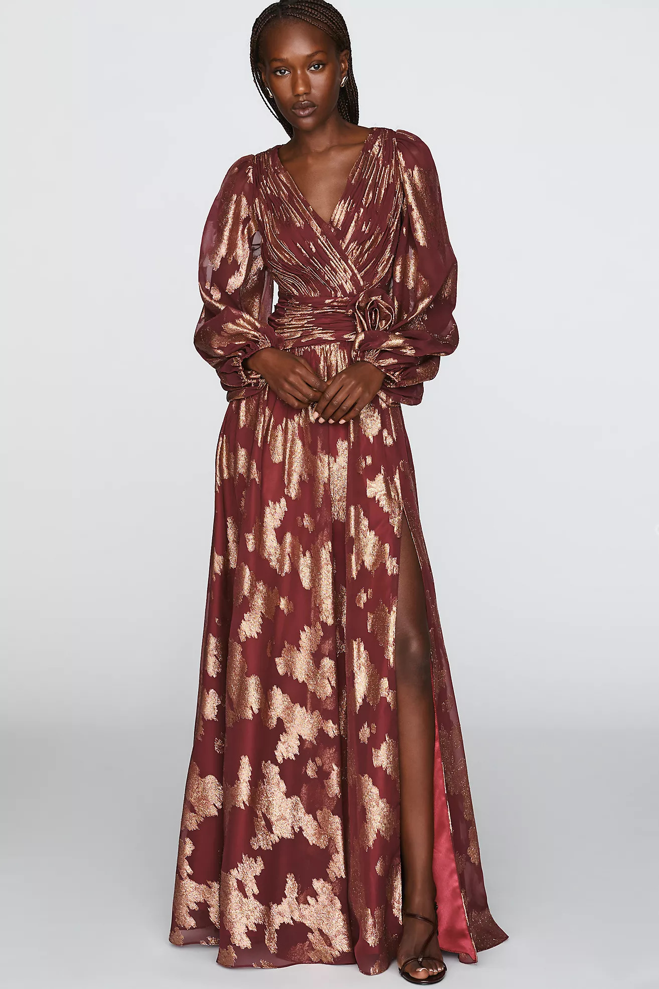 Chiffon Maxi Dress | Anthropologie (US)