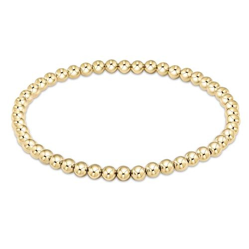 enewton Classic 4mm Bead Bracelet Gold | Smith's of Dublin