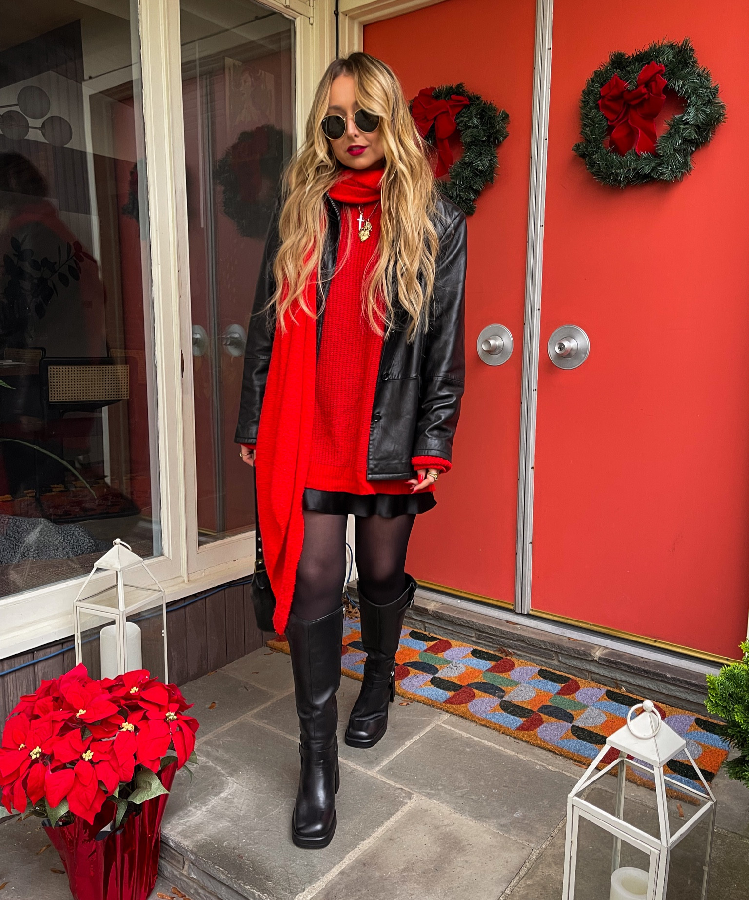 An oversized men’s sweater, mini skirt, and big boots is such a *chef kiss* outfit combo 🤌✨

#LTKHoliday #LTKSeasonal #LTKshoecrush