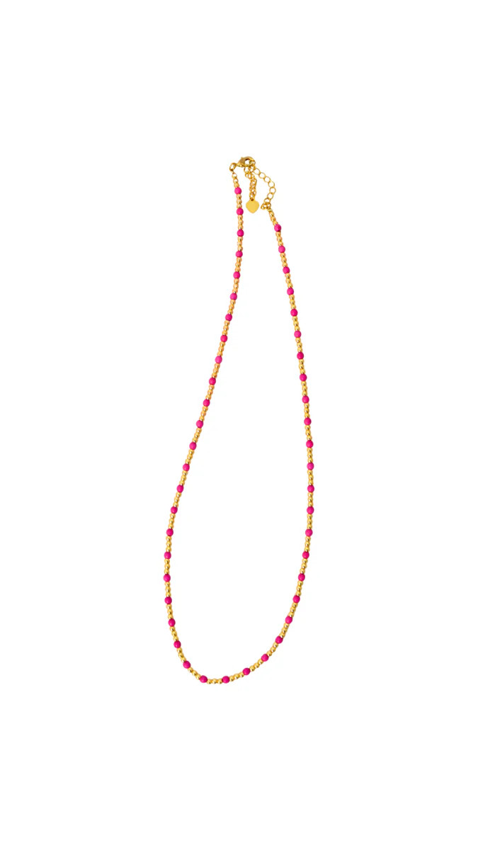 The Bubbly Necklace- Pink | Cocos Beads and Co