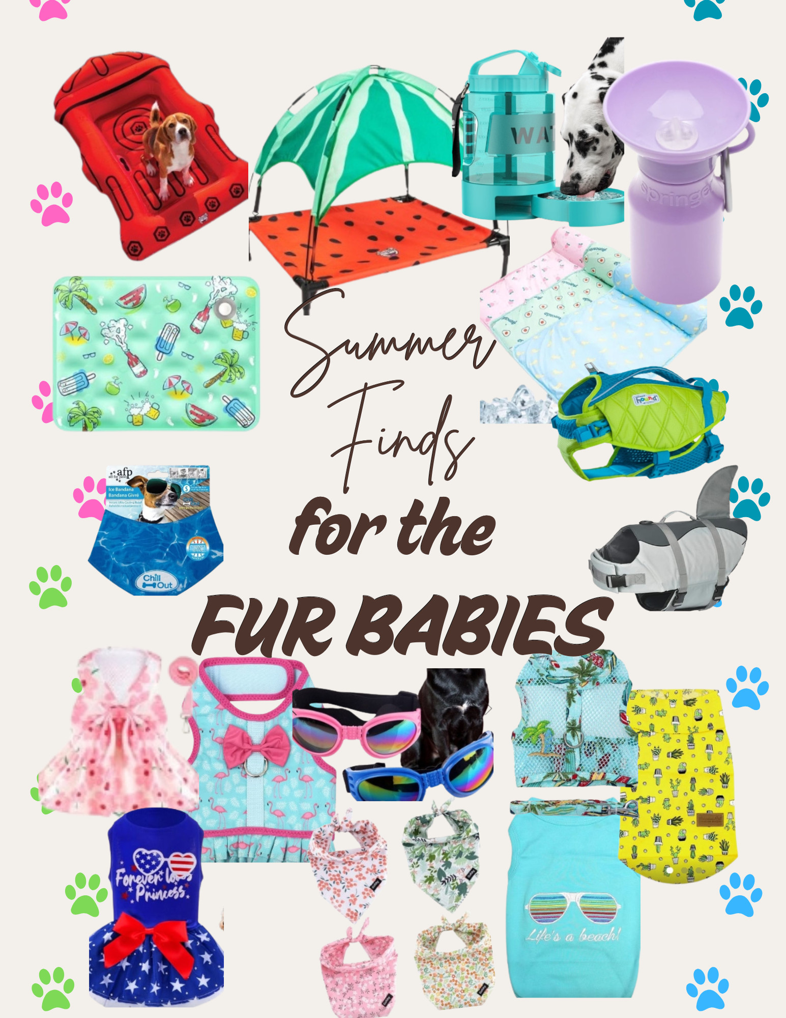 If you are anything like our family. the furbabies need summer items too!  

 #LTKHome #LTKSwim