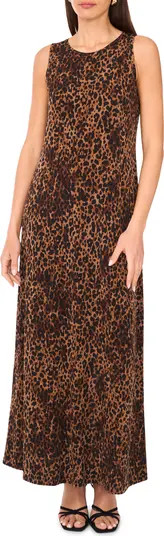 Animal Print Knit Maxi Dress | Nordstrom