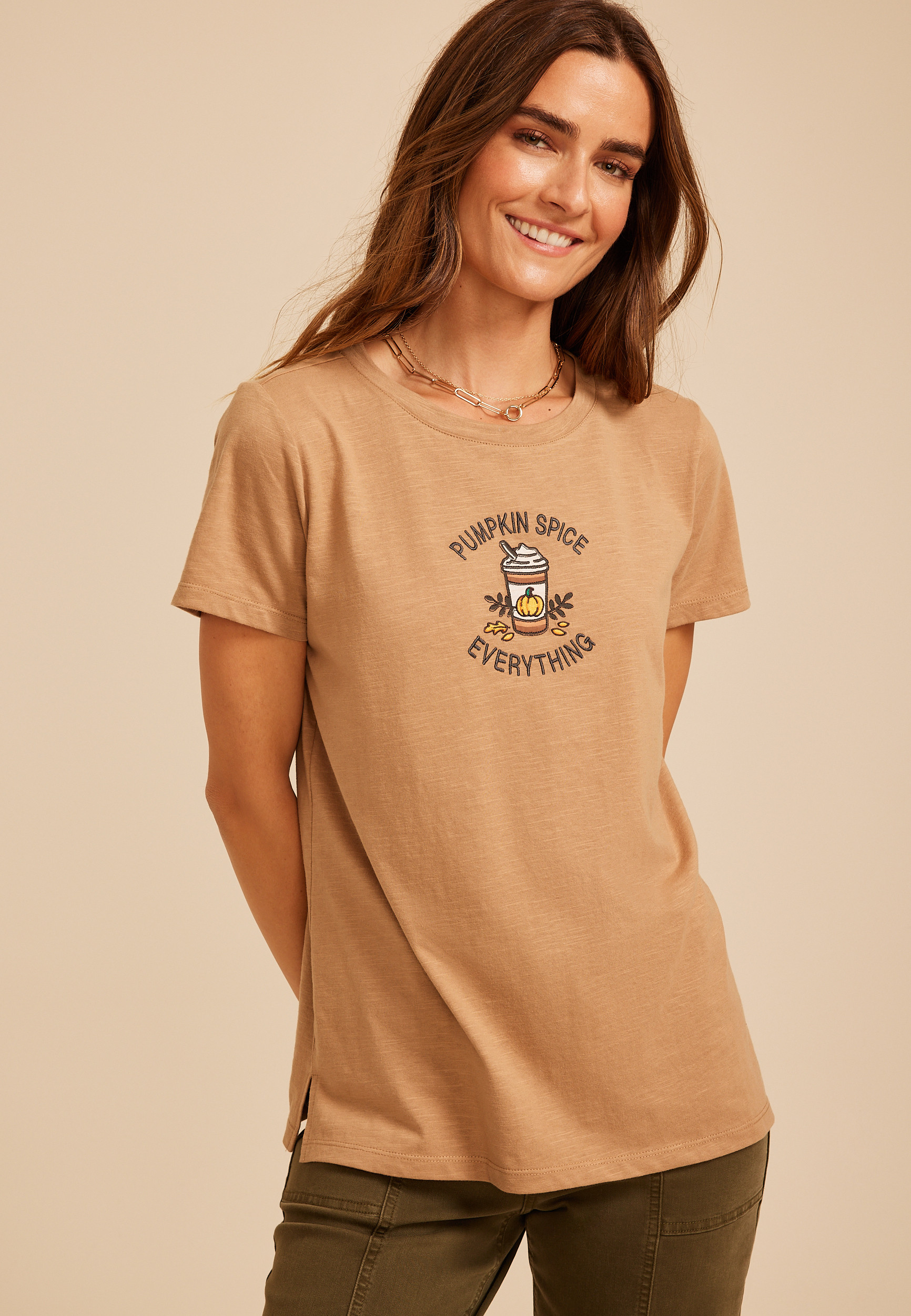Pumpkin Spice Everything Classic Fit Graphic Tee | maurices | Maurices