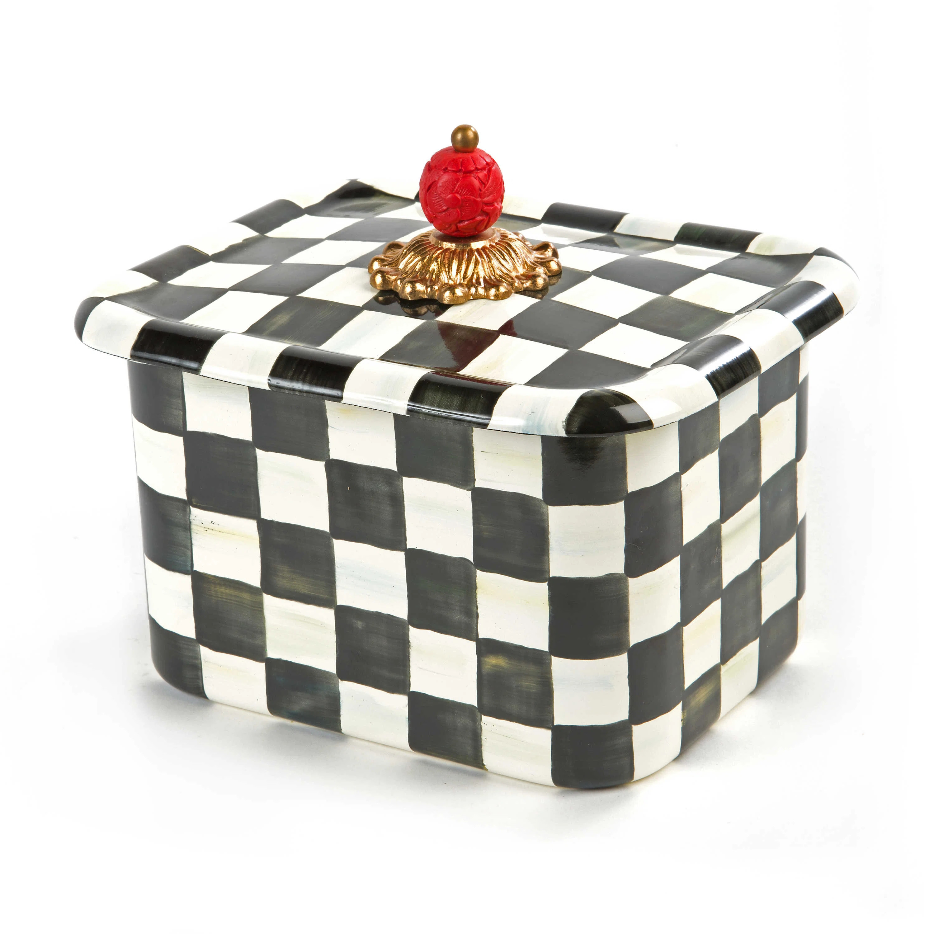 MacKenzie-Childs Courtly Check® Recipe Box & Reviews | Wayfair | Wayfair North America
