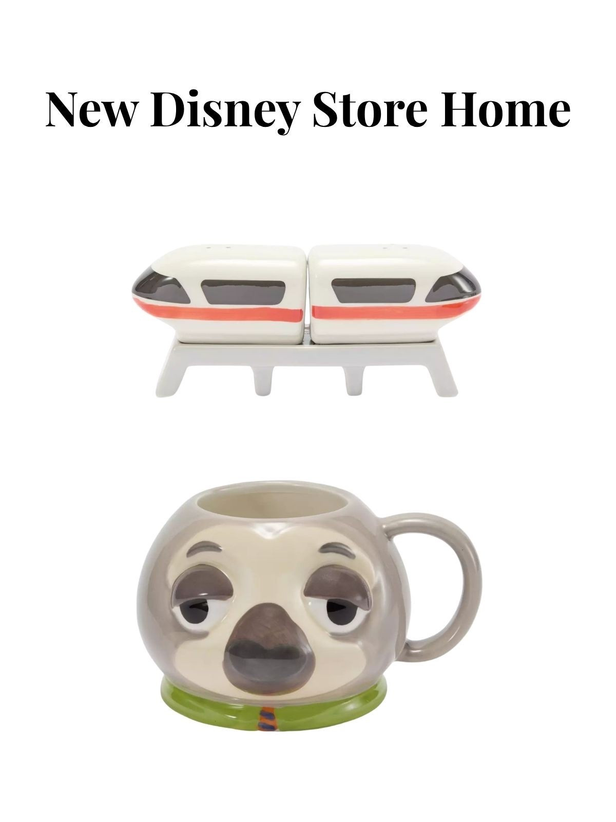 New at Disney Store! Monorail salt & pepper shakers and Flash Zootopia mug 🦥

#LTKmomlife #LTKHome #LTKSeasonal