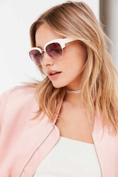 Marisa Half-Frame Sunglasses | Urban Outfitters US