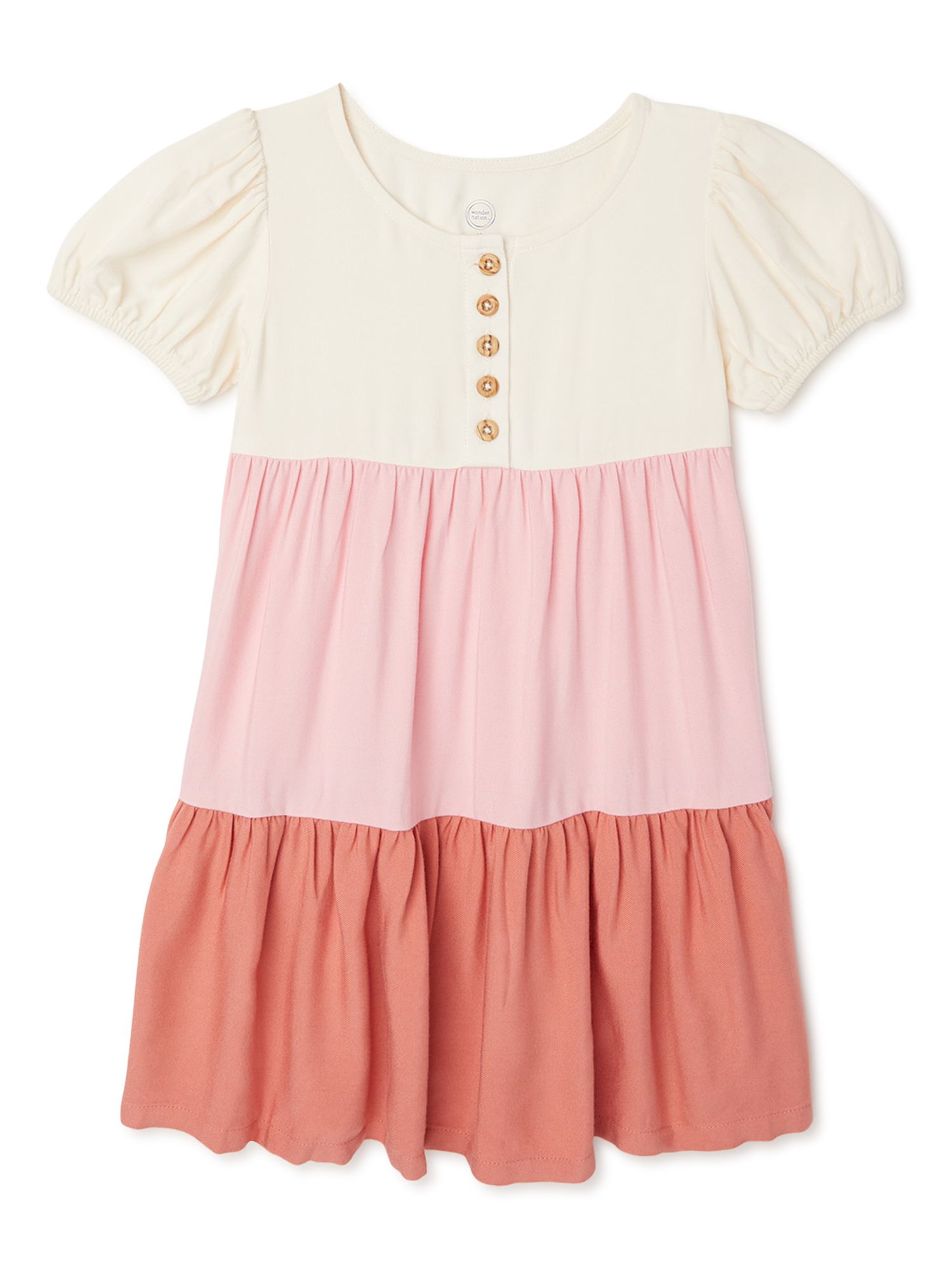 Wonder Nation Baby and Toddler Girls’ Woven Dress, Sizes 12M-5T - Walmart.com | Walmart (US)