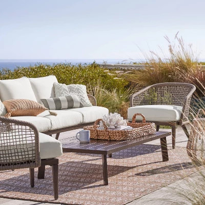 Target/Patio & Garden/Patio Furniture/Patio Sets/Conversation Sets/Risley 4pc Conversation Set wi... | Target