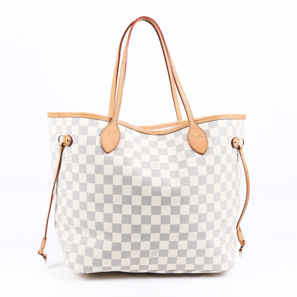 Louis Vuitton Neverfull Blue Cloth Handbags | Vestiaire Collective (Global)