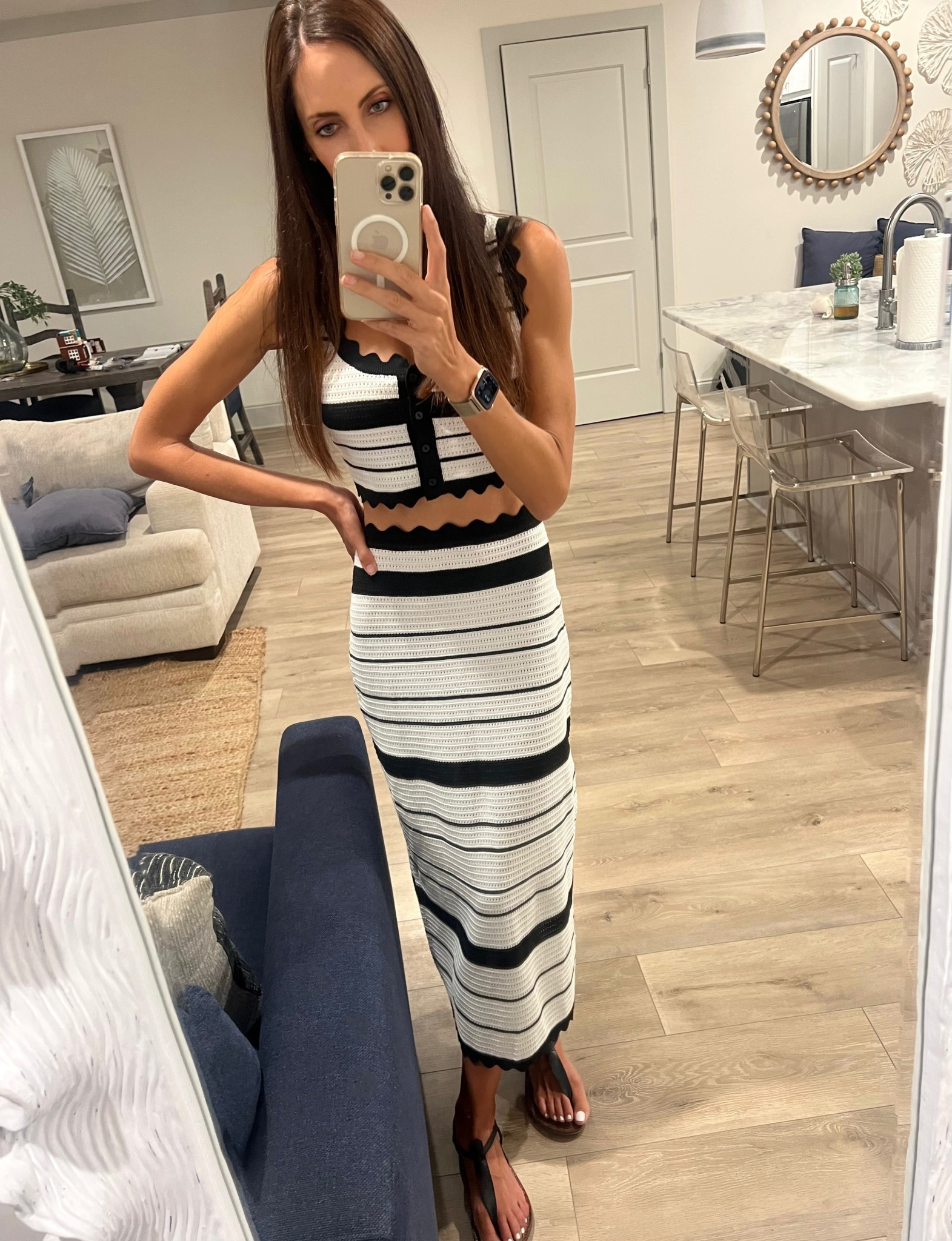 Love this under $100 two piece sweater dress set! 🖤🤍🖤
Summer Outfits
Sandals 
Summer Date Nightt

#LTKSummerEdit 

#LTKSeasonal #LTKFindsUnder100