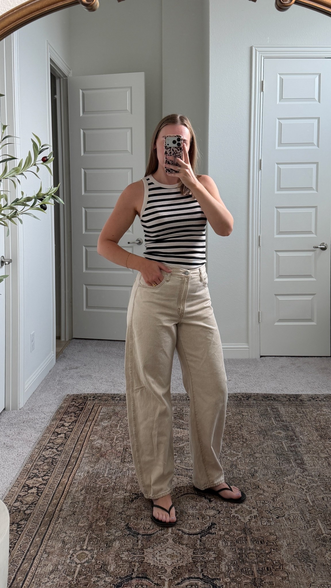 Easy & casual OOTD! Off to run a few errands 🫶🏼 

Jeans TTS 29 
Tank S 
Sandals TTS 

#LTKootd #LTKdayinmylife #LTKmomlife