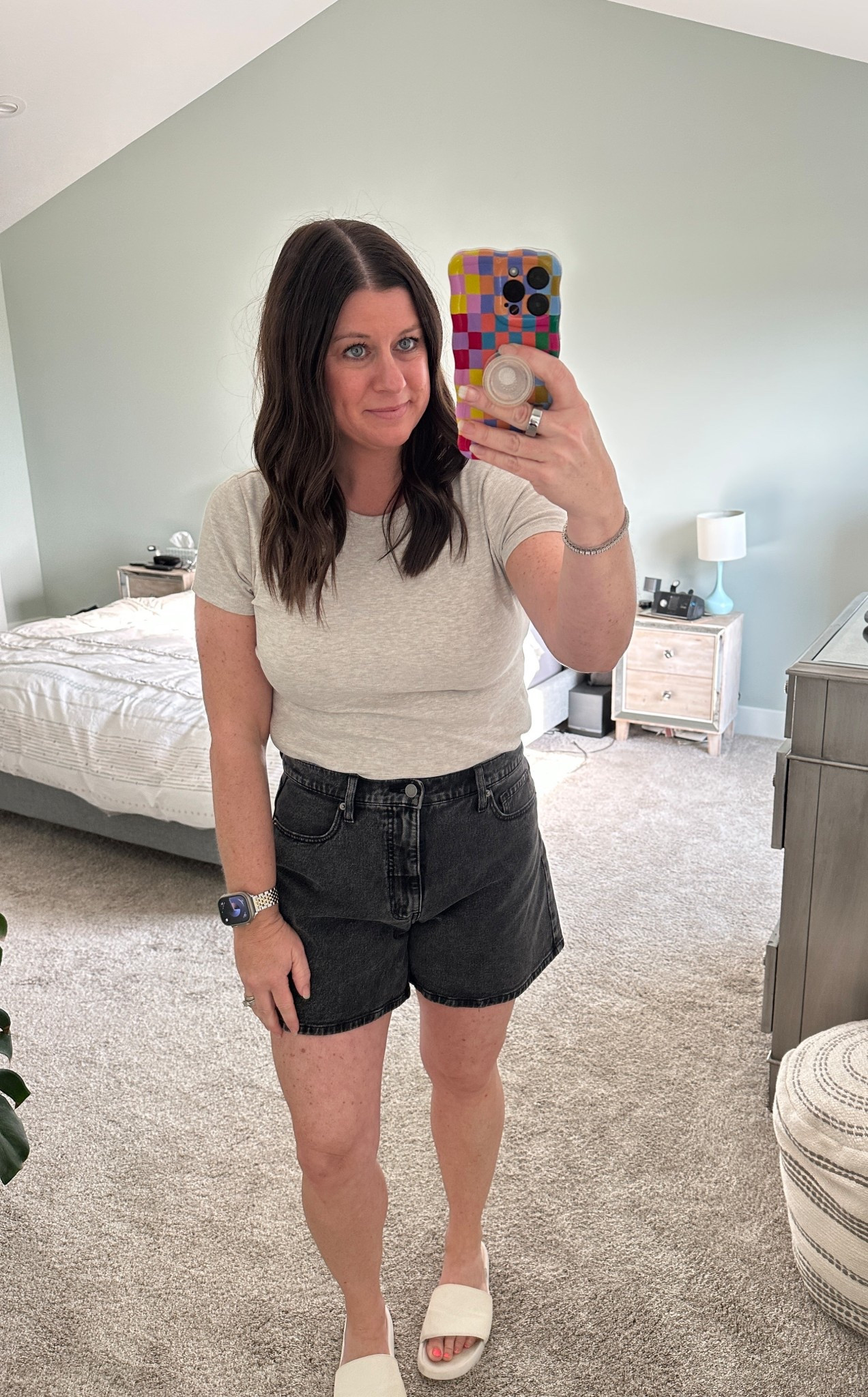 The perfect Jean shorts for under $20!

#LTKOver40 #LTKgrwm #LTKMidsize