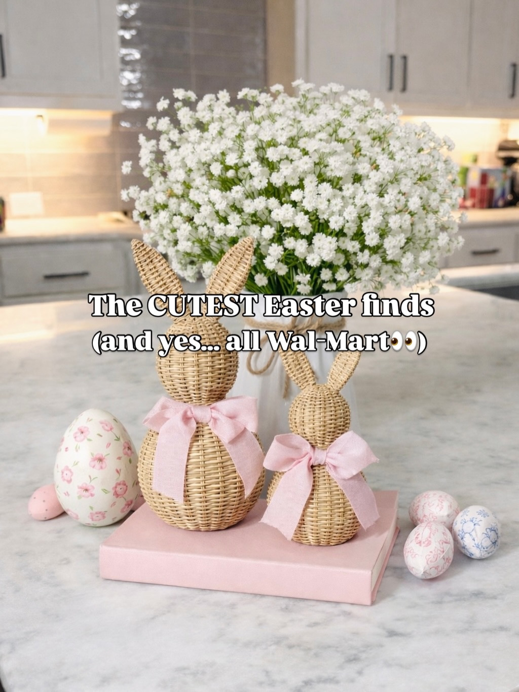 Obsessing over Wal-Mart Easter/Spring collection😍Easily, my all-time fave! 

Comment “BUNNY” to receive a DM w/ 🔗’s! 

Wal-mart home, spring decor 
#walmartfinds #walmarteaster #easterdecor #springtrends

#LTKHome