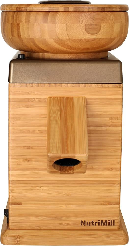 NutriMill Harvest Electric Stone Grain Mill, 450 Watt - Gold | Amazon (US)