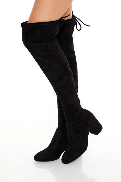 Faux Suede Over-the-Knee Boots | Forever 21