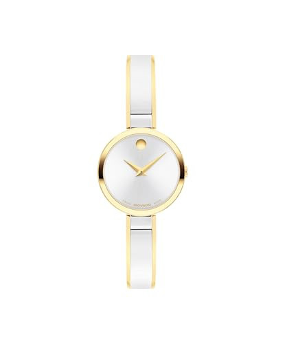 Movado Moda Women's Bangle Watch - Swiss Quartz, Stainless Steel - Classic, Modern Luxury Fashion Timepiece for Her - 24mm | Amazon (US)