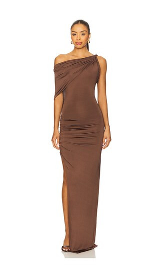 Francine Gown in Chocolate Brown | Revolve Clothing (Global)