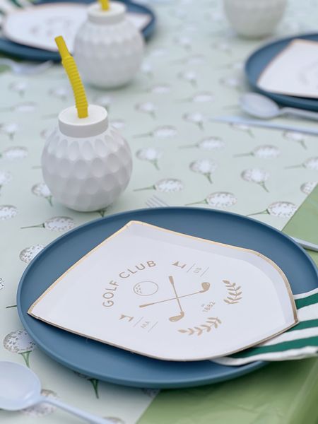 Hosting a golf-themed birthday party? There are some fun tablescape options out there! The golf glasses were such a hit with the kiddos! 

#LTKKids #LTKFamily #LTKParties