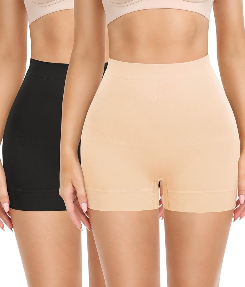Yeblues Slimming Boyshorts Women Shapewear Underwear Slip Shorts for Under Dresses Tummy Control ... | Amazon (US)