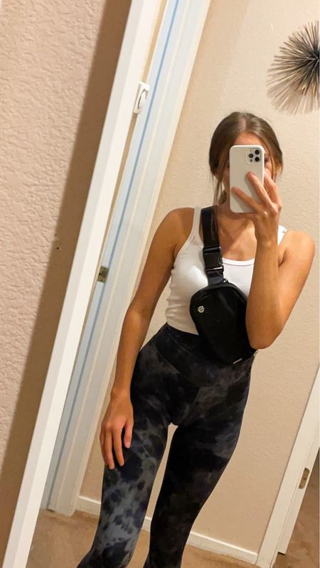 gym workout set 🤍 simple cute outfit 
tank top: xs
leggings: 2

#LTKSale #LTKfit 

#LTKstyletip