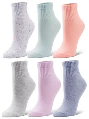 Blue Mountain Super Soft Quarter Socks, 6-Pair | Tractor Supply