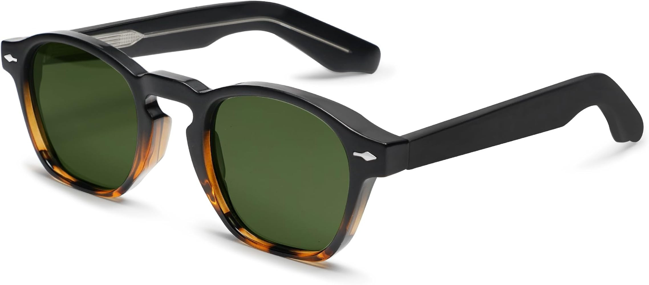 VANLINKER Retro Small Square Sunglasses for Men Women Thin Cube Shades Vintage Slim Frames Intell... | Amazon (US)